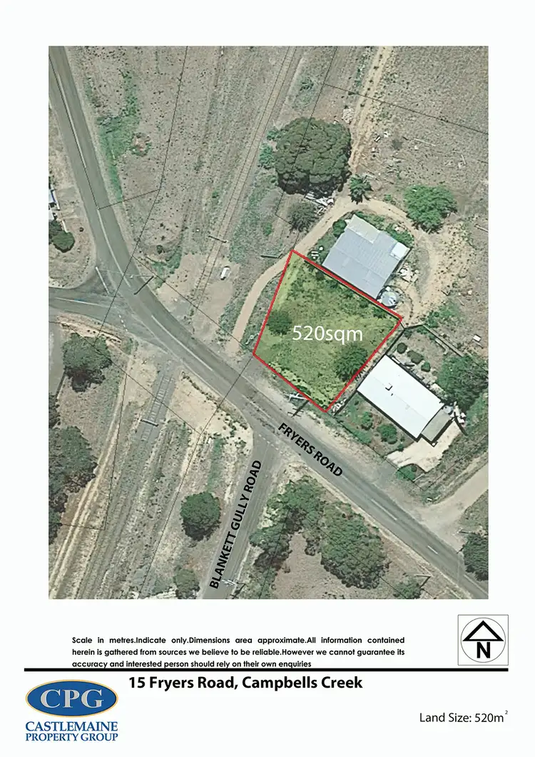 Floorplan of Homely land listing, 15 Fryers Road, Campbells Creek VIC 3451