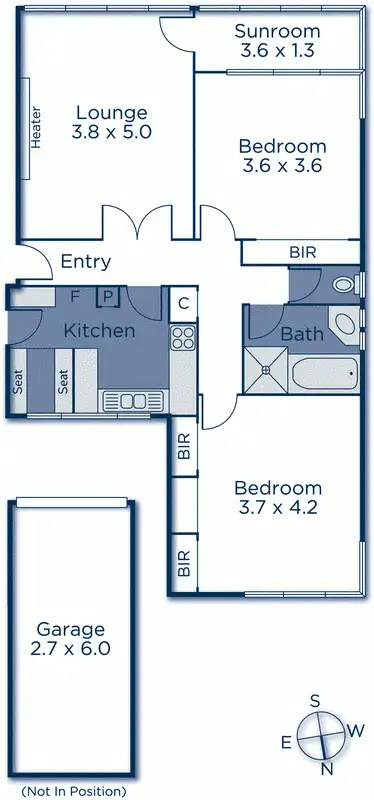 Floorplan of Homely apartment listing, 2/3 Mary Street, Kew VIC 3101