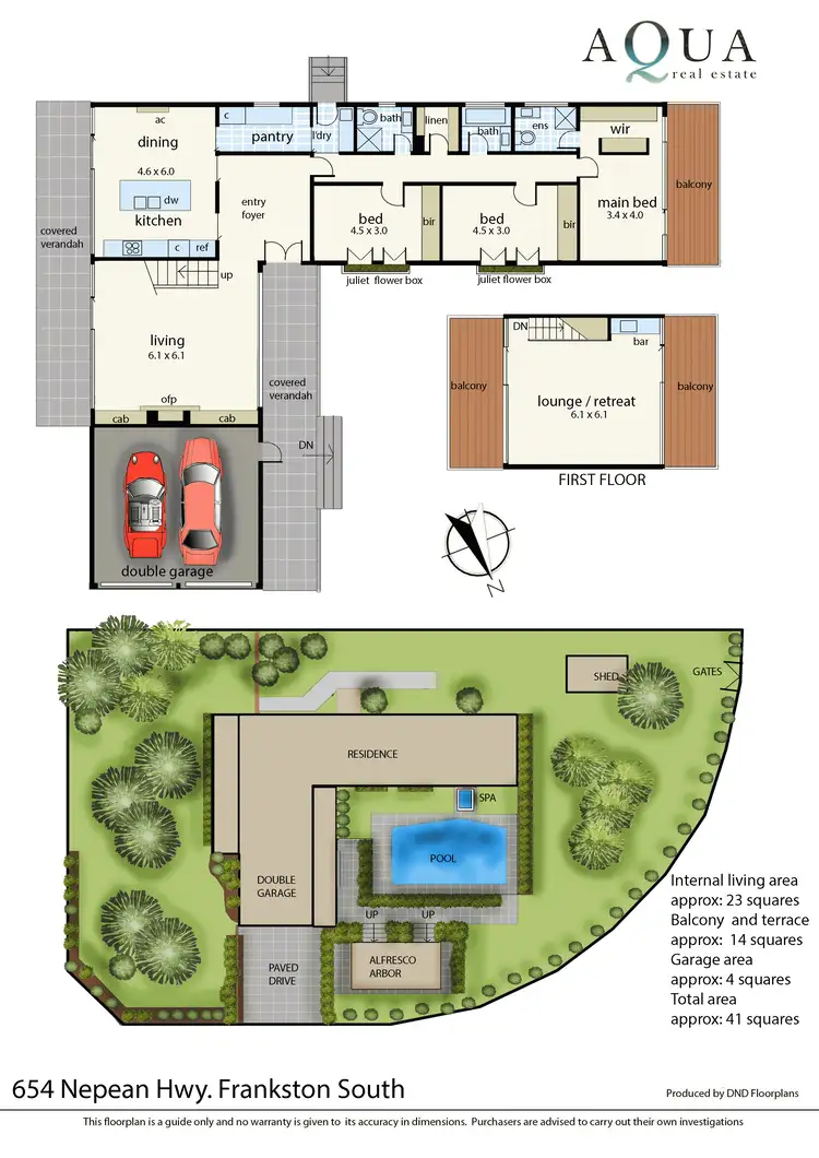 Floorplan of Homely house listing, 654 Nepean Highway, Frankston South VIC 3199