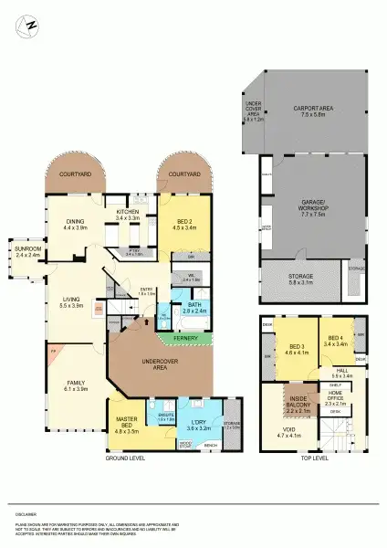 Floorplan of Homely house listing, 351 Millers Road, Invermay VIC 3352