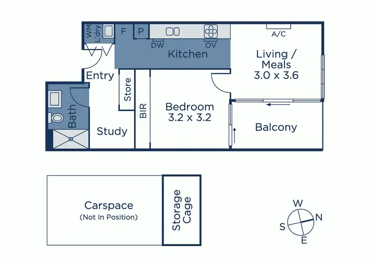 Floorplan of Homely apartment listing, 306/184 Whitehorse Road, Balwyn VIC 3103