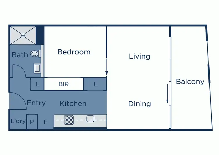 Floorplan of Homely apartment listing, 207/710 Station Street, Box Hill VIC 3128