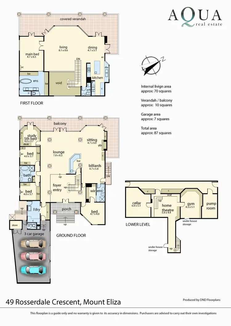 Floorplan of Homely house listing, 49 Rosserdale Crescent, Mount Eliza VIC 3930