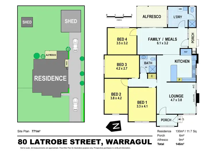 Floorplan of Homely house listing, 80 Latrobe Street, Warragul VIC 3820
