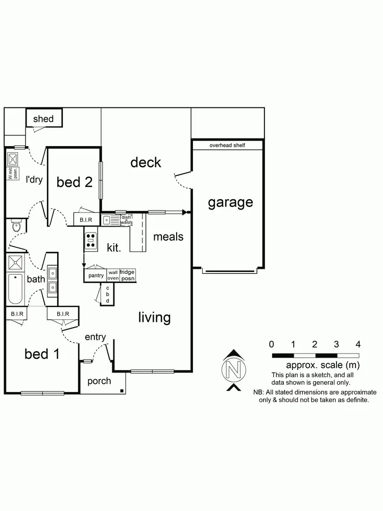 Floorplan of Homely unit listing, Address available on request