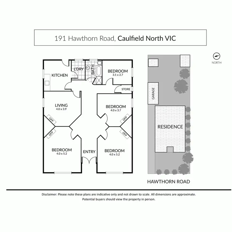 Floorplan of Homely house listing, 191 Hawthorn Road, Caulfield North VIC 3161
