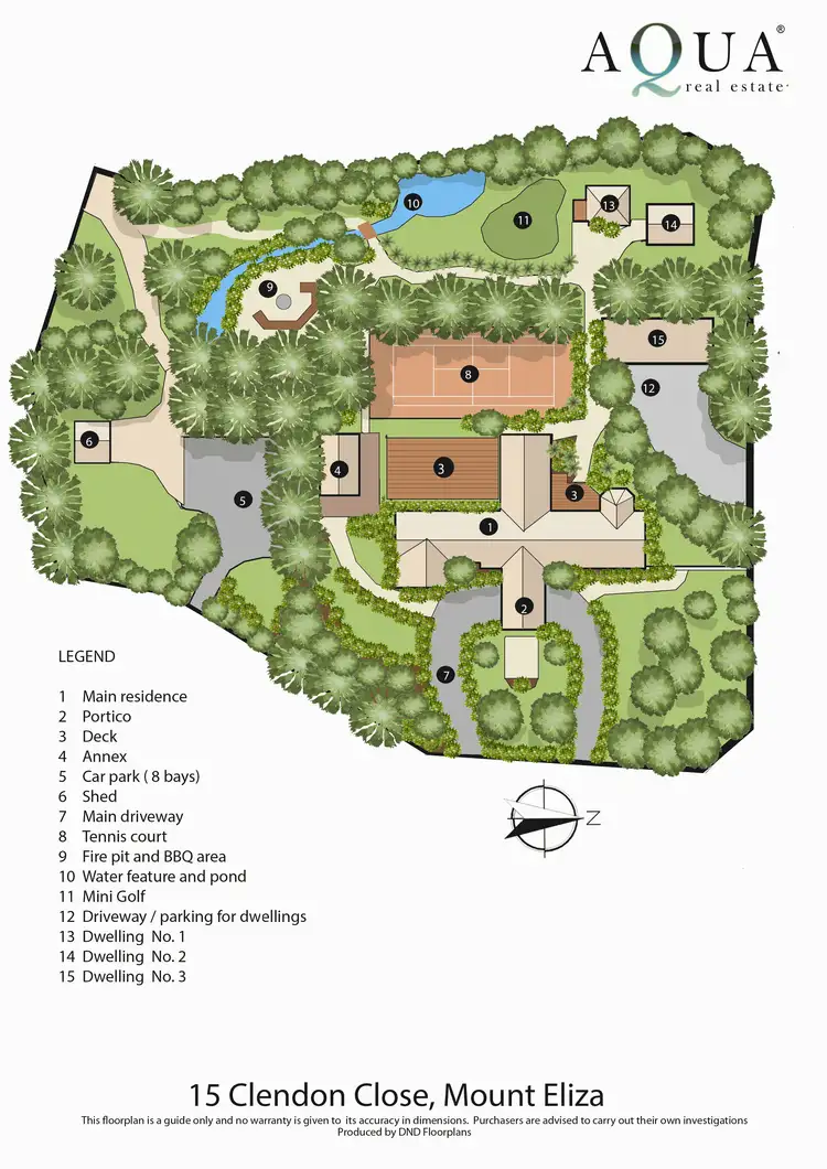 Floorplan of Homely house listing, 15 Clendon Close, Mount Eliza VIC 3930