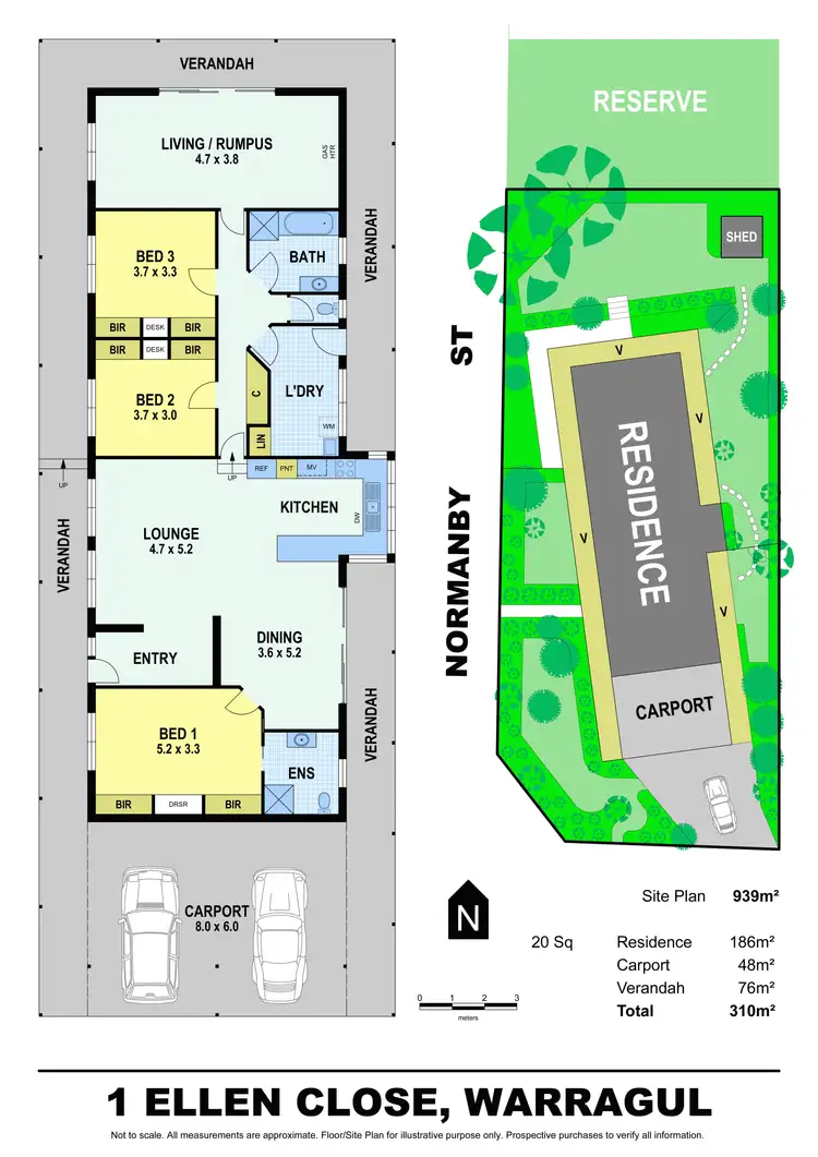 Floorplan of Homely house listing, 1 Ellen Close, Warragul VIC 3820