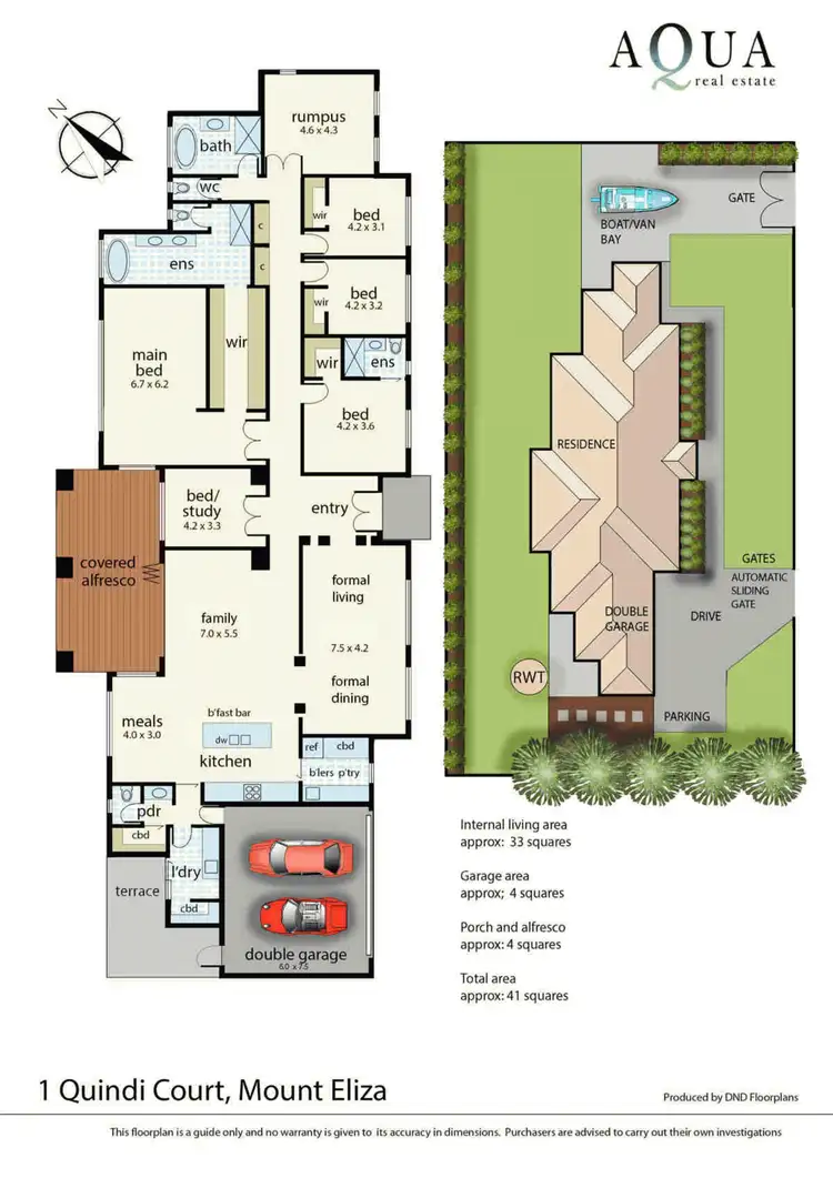 Floorplan of Homely house listing, 1 Quindi Court, Mount Eliza VIC 3930