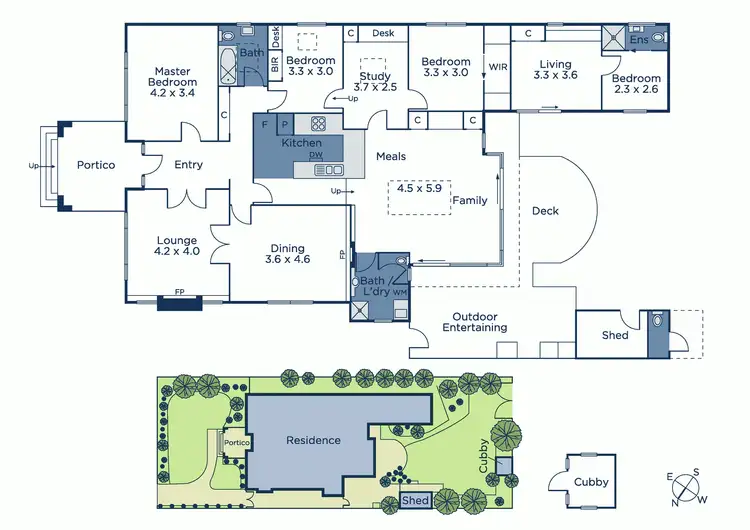 Floorplan of Homely house listing, 1 Station Street, Kew East VIC 3102