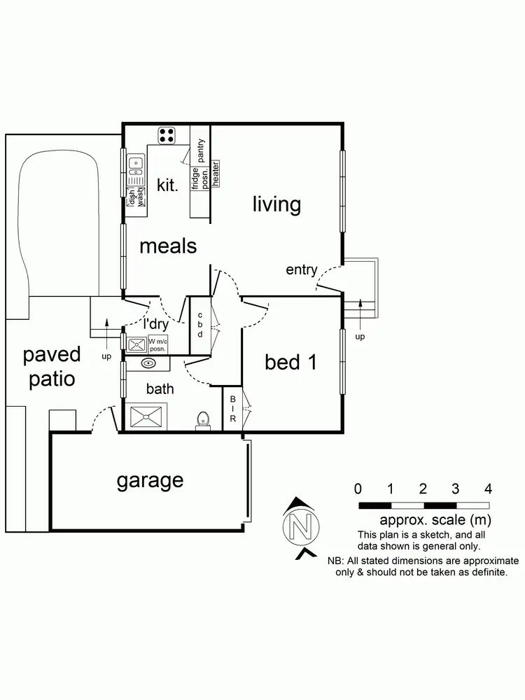 Floorplan of Homely unit listing, Address available on request
