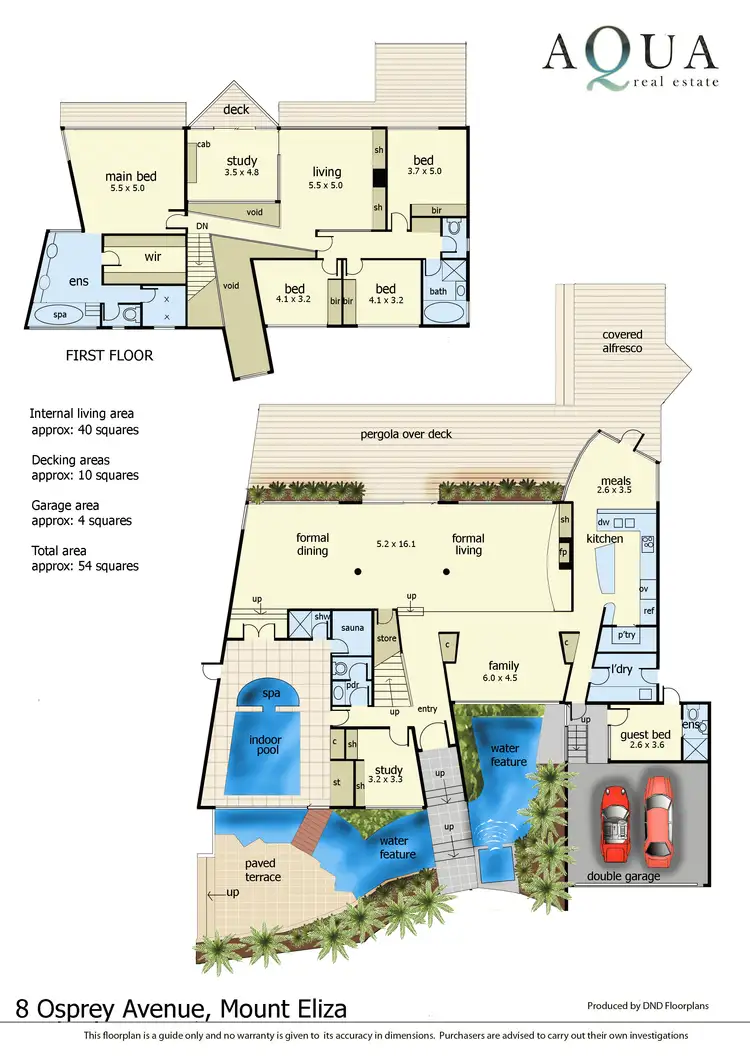 Floorplan of Homely house listing, 8 Osprey Avenue, Mount Eliza VIC 3930