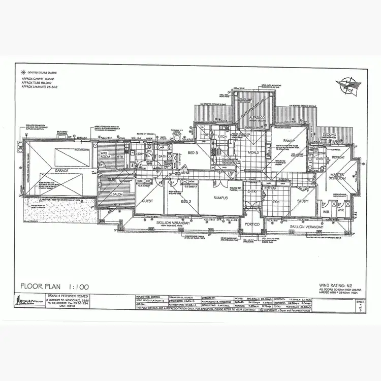 Floorplan of Homely house listing, 2 Clara Court, Woodford VIC 3281
