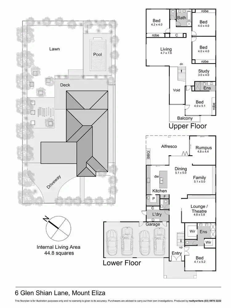 Floorplan of Homely house listing, 6 Glen Shian Lane, Mount Eliza VIC 3930