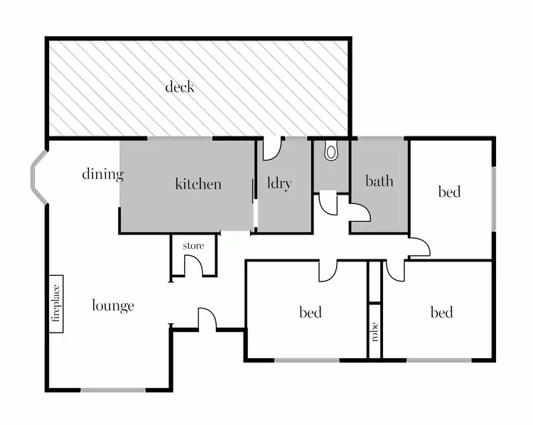 Floorplan of Homely house listing, 1879 Colac-Ballarat Road, Rokewood VIC 3330