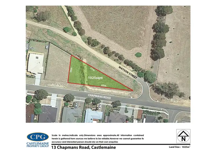 Floorplan of Homely land listing, 13a Chapmans Road, Castlemaine VIC 3450