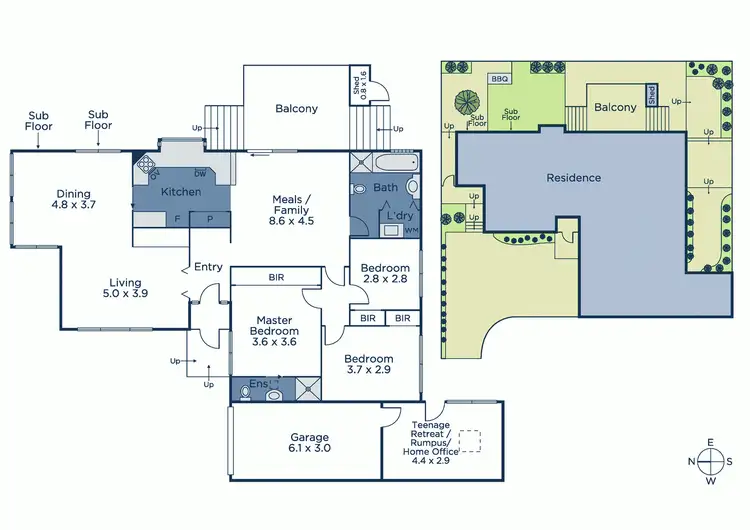 Floorplan of Homely unit listing, 2/54 Balwyn Road, Balwyn VIC 3103