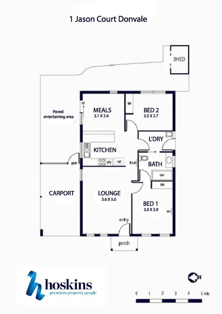 Floorplan of Homely unit listing, Address available on request