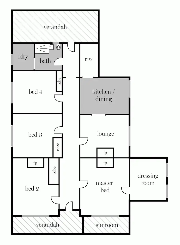 Floorplan of Homely house listing, 109 Ferrars Street, Rokewood VIC 3330