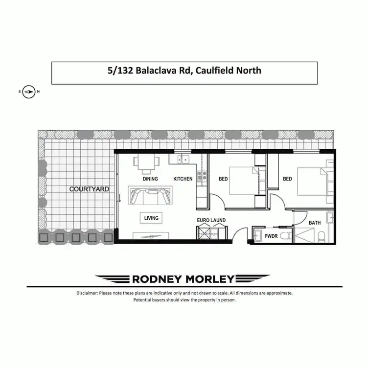 Floorplan of Homely unit listing, 5/132 Balaclava Road, Caulfield North VIC 3161