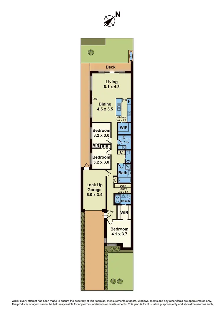 Floorplan of Homely townhouse listing, 4A McIntosh Road, Altona North VIC 3025
