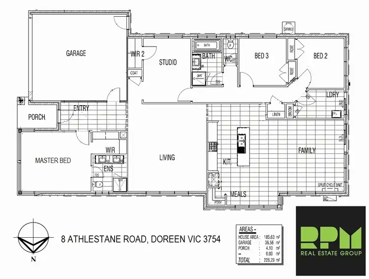 Floorplan of Homely house listing, 8 Athlestane Road, Doreen VIC 3754