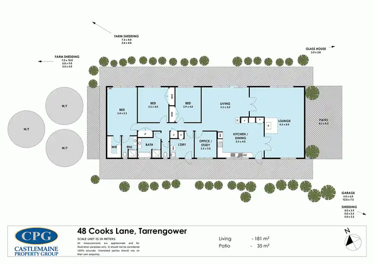 Floorplan of Homely house listing, 48 Cooks Lane, Maldon VIC 3463
