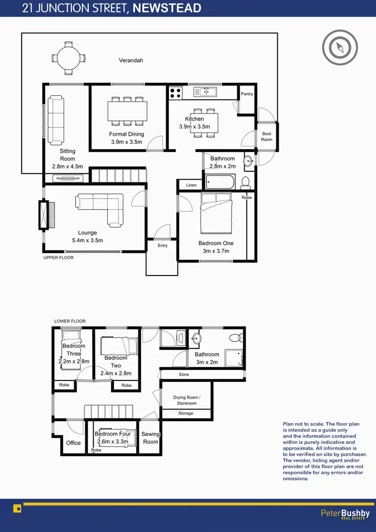 Floorplan of Homely house listing, 21 Junction Street, Newstead TAS 7250