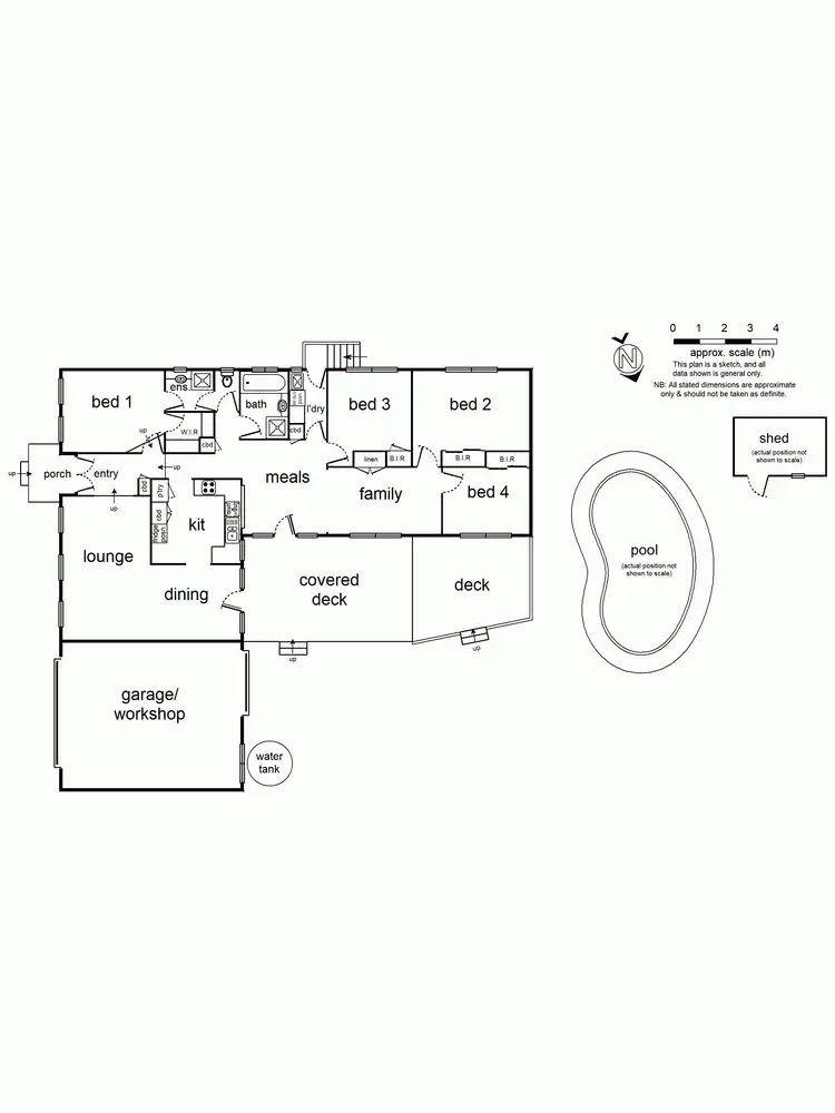 Floorplan of Homely house listing, Address available on request
