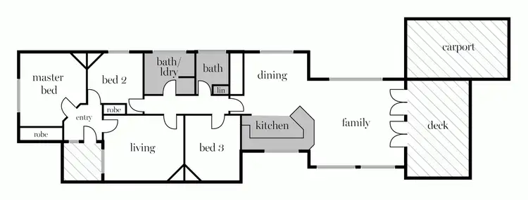 Floorplan of Homely house listing, 7 Davey Street, Ballarat Central VIC 3350