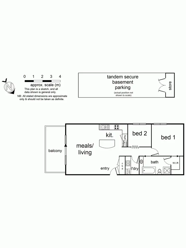 Floorplan of Homely apartment listing, Address available on request