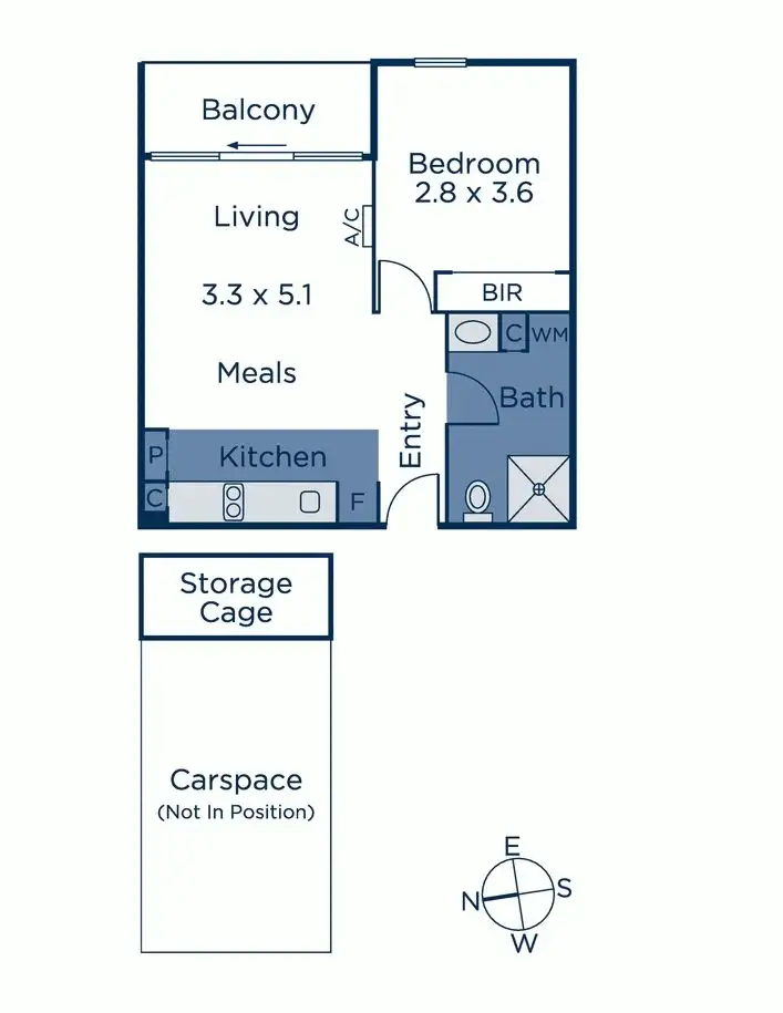 Floorplan of Homely apartment listing, 309/32 Lilydale Grove, Hawthorn East VIC 3123