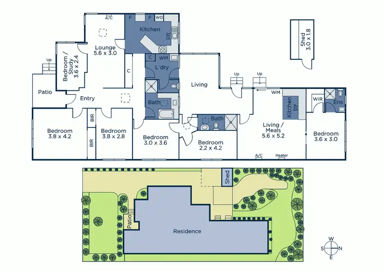 Floorplan of Homely house listing, 54 Hilltop Crescent, Burwood East VIC 3151