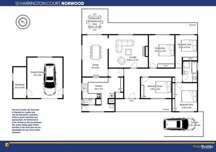Floorplan of Homely house listing, 12 Harrington Court, Norwood TAS 7250