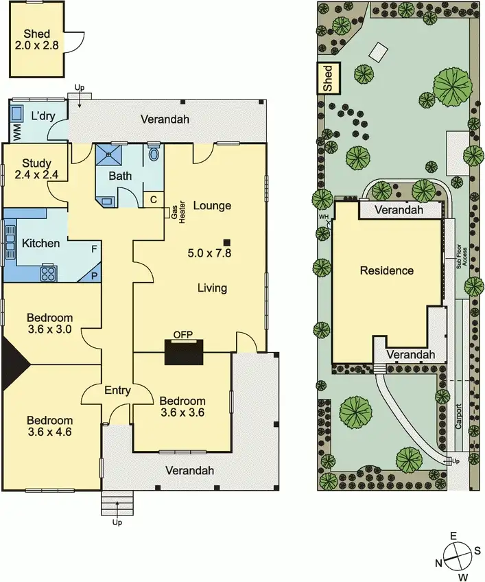 Floorplan of Homely house listing, 13 Florence Road, Surrey Hills VIC 3127
