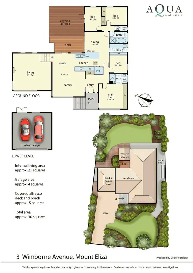 Floorplan of Homely house listing, 3 Wimborne Avenue, Mount Eliza VIC 3930
