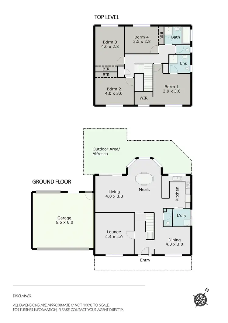 Floorplan of Homely house listing, 41 Rowan Parade, Wendouree VIC 3355