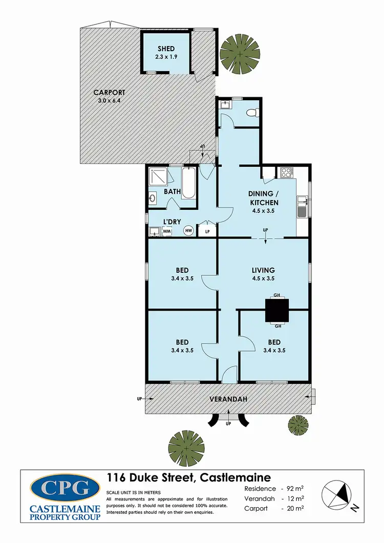 Floorplan of Homely house listing, 116 Duke Street, Castlemaine VIC 3450