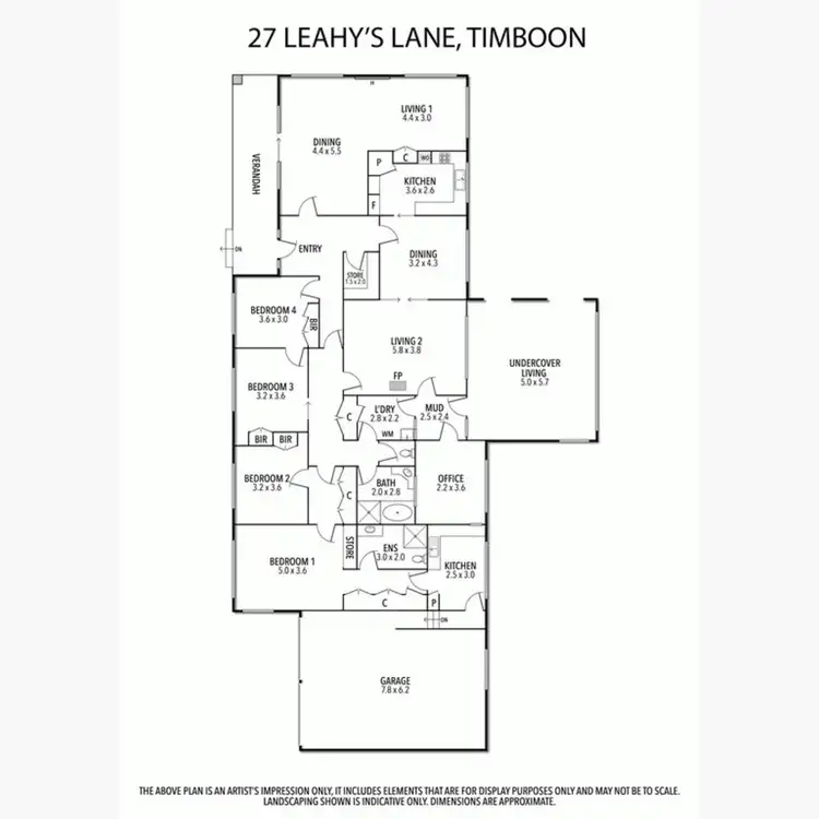 Floorplan of Homely house listing, 27 Leahys Lane, Timboon VIC 3268