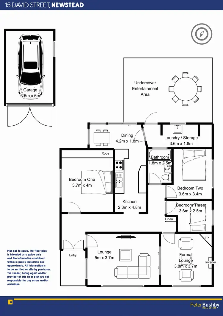 Floorplan of Homely house listing, 15 David Street, Newstead TAS 7250