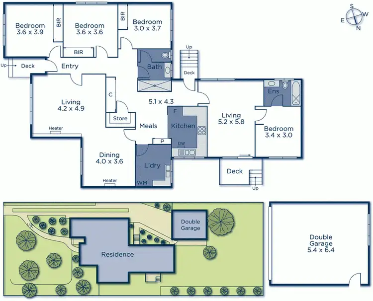 Floorplan of Homely house listing, 44 Essex Road, Surrey Hills VIC 3127