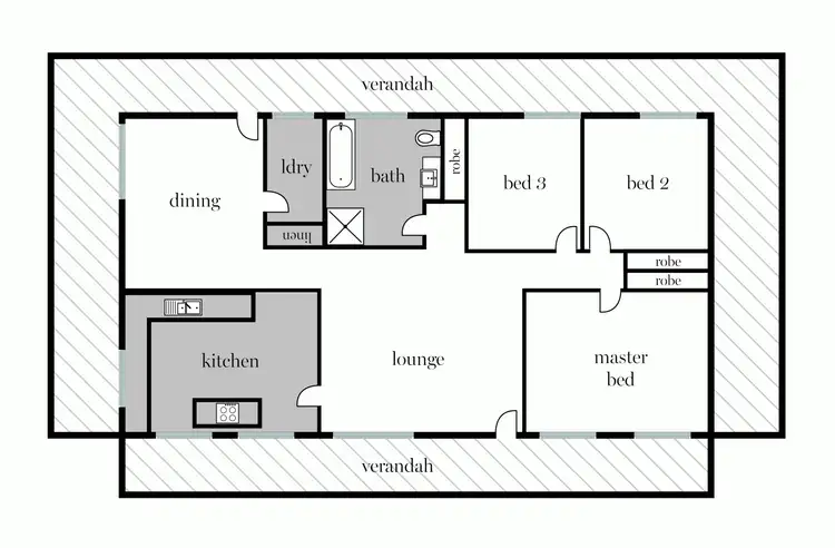 Floorplan of Homely house listing, LOT 35 Crosier Road, Happy Valley VIC 3549