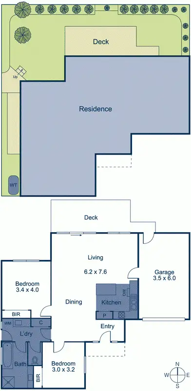 Floorplan of Homely unit listing, 3/21 Lithgow Avenue, Blackburn VIC 3130