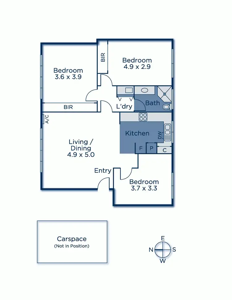 Floorplan of Homely apartment listing, 16/36 Anderson Road, Hawthorn East VIC 3123