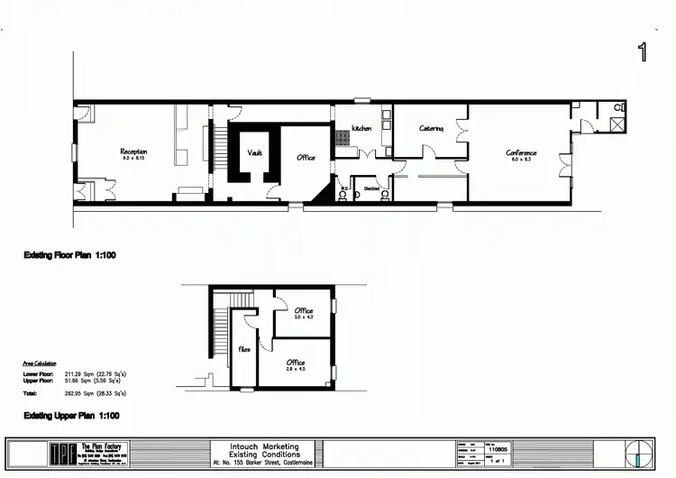 Floorplan of Homely townhouse listing, 155 Barker Street, Castlemaine VIC 3450