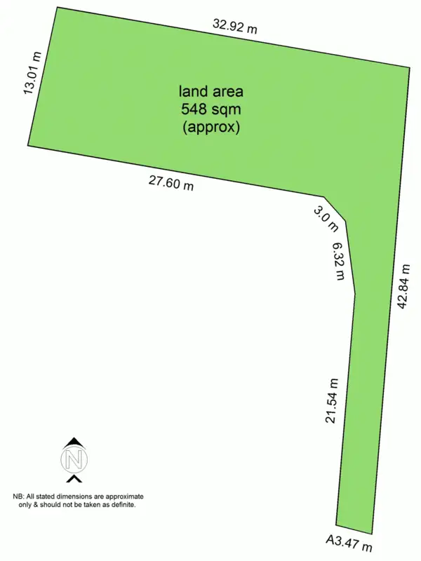 Floorplan of Homely land listing, 4A Moss Court, Croydon North VIC 3136