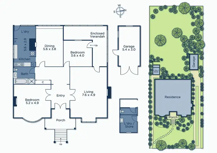 Floorplan of Homely house listing, 12 Fitzgerald Street, Balwyn VIC 3103