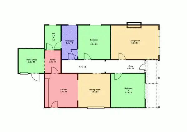 Floorplan of Homely house listing, 143 Creswick Road, Ballarat Central VIC 3350