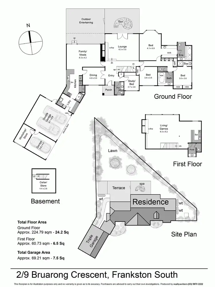 Floorplan of Homely house listing, 2/9 Bruarong Crescent, Frankston South VIC 3199