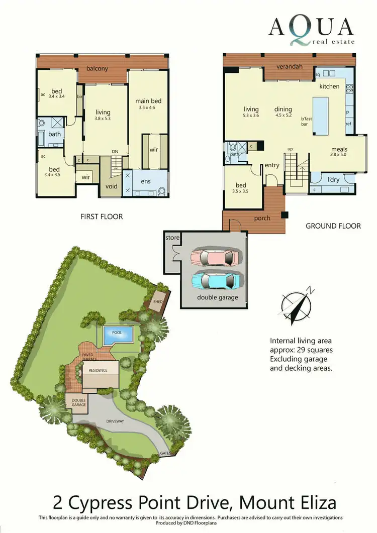 Floorplan of Homely house listing, 2 Cypress Point Drive, Mount Eliza VIC 3930
